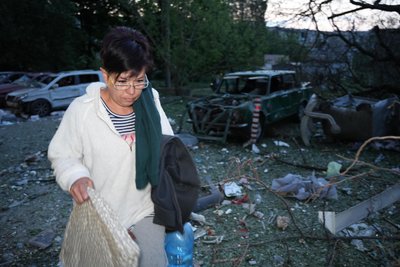 Наслідки влучання дрона в багатоповерхівку в Харкові 12 червня Наслідки влучання дрона в багатоповерхівку в Харкові 12 червня