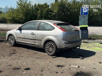 Внаслідок російського обстрілу на Одещині пошкоджено АЗС Внаслідок російського обстрілу на Одещині пошкоджено АЗС