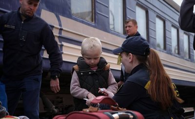 До Мукачева прибув евакуаційний потяг із Дніпропетровської області До Мукачева прибув евакуаційний потяг із Дніпропетровської області