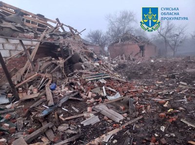 У трьох громадах Сумщини є пошкодження через російські обстріли, поранена людина У трьох громадах Сумщини є пошкодження через російські обстріли, поранена людина
