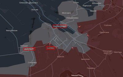 Війська РФ провели сім атак на Костянтинівському напрямку минулої доби Війська РФ провели сім атак на Костянтинівському напрямку минулої доби