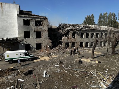 Обстріл армія РФ наслідки пожежа Костянтинівка Донецька область 7 жовтня 2024 рік Обстріл армія РФ наслідки пожежа Костянтинівка Донецька область 7 жовтня 2024 рік