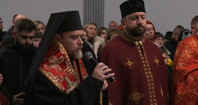 Панахида за Віталієм Ременцем, Тернопіль, грудень 2024 Панахида за Віталієм Ременцем, Тернопіль, грудень 2024