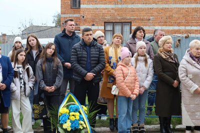 Меморіальна дошка, Тернопільщина, жовтень 2024