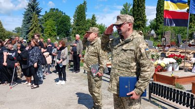 Похорон, ЗСУ, Тернопіль, Роман Хопцян, військовий Похорон, ЗСУ, Тернопіль, Роман Хопцян, військовий