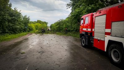На Хмельниччині ліквідовували наслідки негоди: є травмований