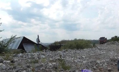Сміттєзвалище на Бахмутській у Харкові Сміттєзвалище на Бахмутській у Харкові