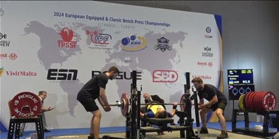 Представниця Тернопільщини перемогла на чемпіонаті Європи з екіпірувального жиму лежачи Представниця Тернопільщини перемогла на чемпіонаті Європи з екіпірувального жиму лежачи