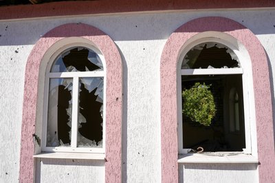 Деокупація пошкоджена церква життя люди окупація армія РФ спогади Дробишеве Лиманська громада Донецька область 25 вересня 2024 рік Деокупація пошкоджена церква життя люди окупація армія РФ спогади Дробишеве Лиманська громада Донецька область 25 вересня 2024 рік