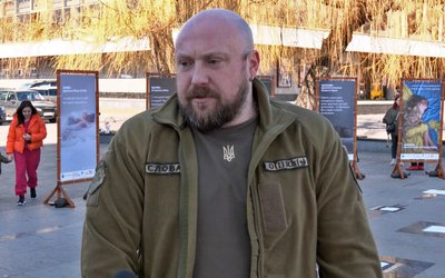 У центрі Луцька — соціальна акція-інсталяція про захисниць і ветеранок