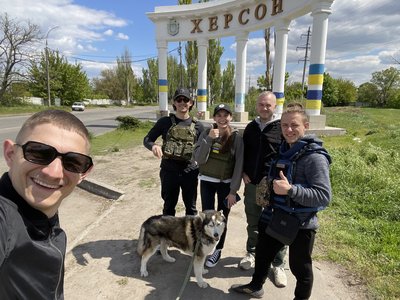 Херсонщина, волонтери, Аліна Шемедюк і Олег Дегусаров, БО БФ "Справжні" Херсонщина, волонтери, Аліна Шемедюк і Олег Дегусаров, БО БФ "Справжні"