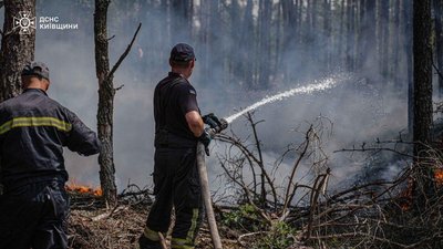 У Чорнобильській зоні відчуження горять ліси: у Києві та області забруднене повітря