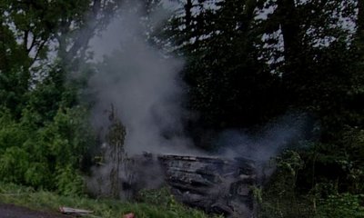 На Черкащині під час ДТП загорілася автівка, одна людина загинула На Черкащині під час ДТП загорілася автівка, одна людина загинула