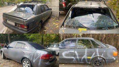 На Оболоні двоє молодиків пошкодили 8 машин через "образу" на сусіда
