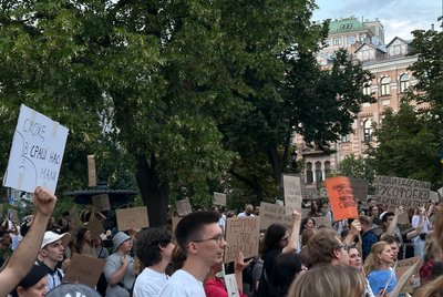 В Україні тривають протести проти відставки Федорова з посади міністра оборони: День 12