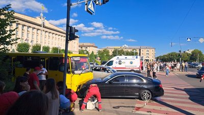 ДТП в центрі Черкас: травмована дитина