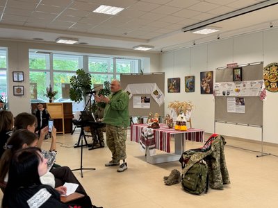 Юрій Іваськевич виступав перед рідними полонених та зниклих Юрій Іваськевич виступав перед рідними полонених та зниклих