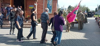Прощання з воїном Олексієм Ющуком у Хмельницькому