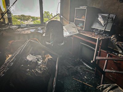 На Одещині сталась пожежа у п'ятиповерхівці: загинула людина На Одещині сталась пожежа у п'ятиповерхівці: загинула людина
