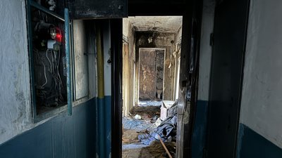 Наслідки обстрілу в одній із квартир Краматорськ Донецька область 24 вересня 2025 рік Наслідки обстрілу в одній із квартир Краматорськ Донецька область 24 вересня 2025 рік