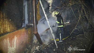 Під час пожежі будинку у селі Радичів на Чернігівщині загинув чоловік Під час пожежі будинку у селі Радичів на Чернігівщині загинув чоловік