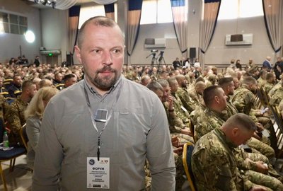 Ветеран поліції Роман Романенко, форум ветеранів, форум "Вектори розвитку ветеранської спільноти", 27 березня 2026 року