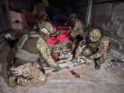Херсонщина, листівки, агітація, 124 ОБрТрО, СБУ Херсонщина, листівки, агітація, 124 ОБрТрО, СБУ