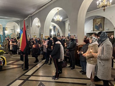 У Рівному попрощалися із військовим Володимиром Магусом