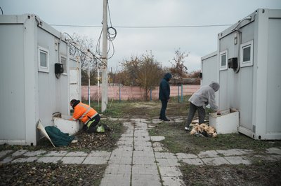 Модульне містечко в Харкові, 3 листопада 2025 Модульне містечко в Харкові, 3 листопада 2025