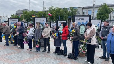 З військовим Романом Галаном попрощалися у Рівному З військовим Романом Галаном попрощалися у Рівному