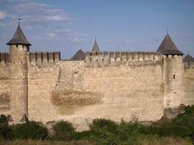 Обвалена стіна Хотинської фортеці Обвалена стіна Хотинської фортеці