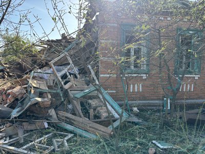 Пошкодження після влучання дронами в Чугуєві Пошкодження після влучання дронами в Чугуєві