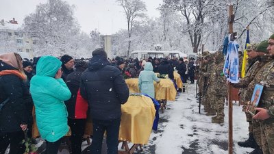 Прощання із воїнами 4.02.2023 Прощання із воїнами 4.02.2023