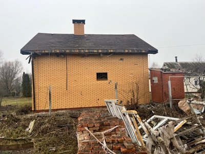 Через падіння російського БпЛА на Полтавщині постраждали будинки Через падіння російського БпЛА на Полтавщині постраждали будинки