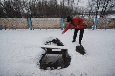 Аварійний міст через річку Мжу у Нововодолазькій громаді Аварійний міст через річку Мжу у Нововодолазькій громаді