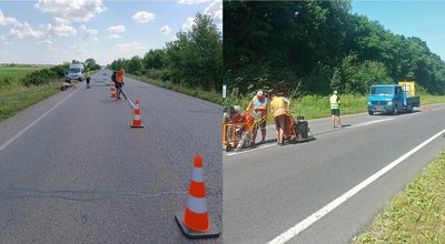 Вибоїни та тріщини в асфальті: на Волині ремонтують відрізки двох автошляхів Вибоїни та тріщини в асфальті: на Волині ремонтують відрізки двох автошляхів