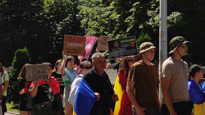 У Черкасах відбувся марш на підтримку військовополонених