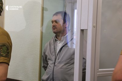 Працівник НАБУ Віктор Гусаров під час засідання Київського апеляційного суду Києва, 8 вересня 2025 року