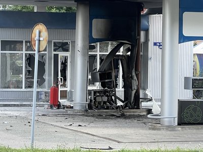 АЗС у Шевченківському районі Харкова, по якій росіяни вдарили дроном, 11 липня 2026 року АЗС у Шевченківському районі Харкова, по якій росіяни вдарили дроном, 11 липня 2026 року