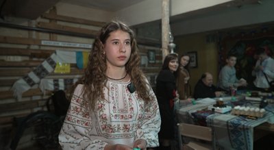 Майстерклас із писанкарства, робили писанки, криївка, музей-криївка, Тернопільська школа №2, квітень 2025 Майстерклас із писанкарства, робили писанки, криївка, музей-криївка, Тернопільська школа №2, квітень 2025