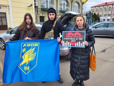 Акція і автопробіг на підтримку військовополонених у Ковелі Акція і автопробіг на підтримку військовополонених у Ковелі