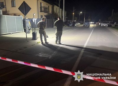 На місці події працюють правоохоронці На місці події працюють правоохоронці