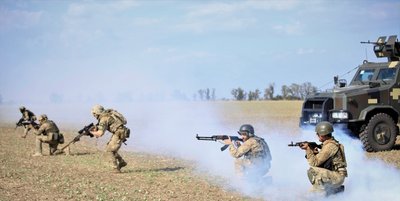 На Одещині морпіхи тренувались наступати