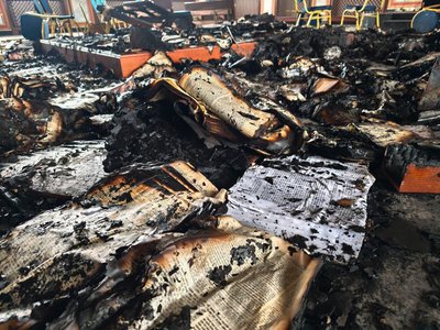 У скільки оцінюють збитки синагоги у Чернівцях після пожежі У скільки оцінюють збитки синагоги у Чернівцях після пожежі