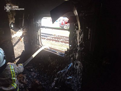 На Сумщині через пожежу у потязі загинув залізничник На Сумщині через пожежу у потязі загинув залізничник