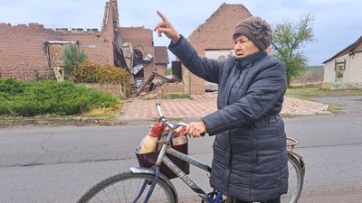 життя люди деокупація окупація жителька Дробишевого Любов Дробишеве Донецька область 8 листопада 2024 рік