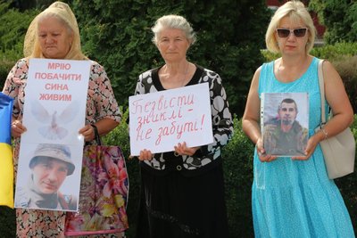 рідні полонених та зниклих безвісти, акція