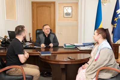 В'ячеслав Негода, Леся Голояд, Андрій Човган В'ячеслав Негода, Леся Голояд, Андрій Човган