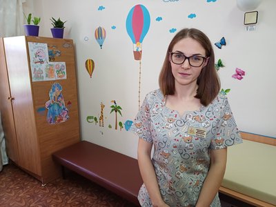Вікторія Атаманчук, педіатриня амбулаторії Центру ПМСД в Полтаві Вікторія Атаманчук, педіатриня амбулаторії Центру ПМСД в Полтаві