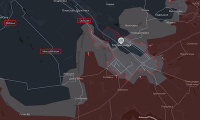 Російські війська збільшили до 32 атак на Костянтинівському напрямку минулої доби
